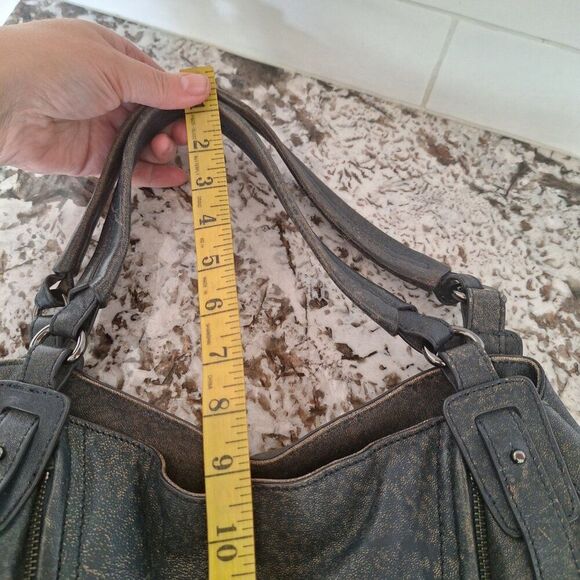 KOOBA Jonnie Large Shoulder Bag -‎ Grey/Tan - Picture 14 of 14